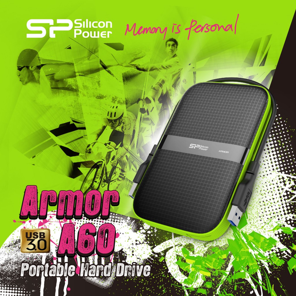 SP/ Silicon Power Unveils the New Rugged USB 3.0 Portable Hard Drive—Armor A60 TheOverclocker