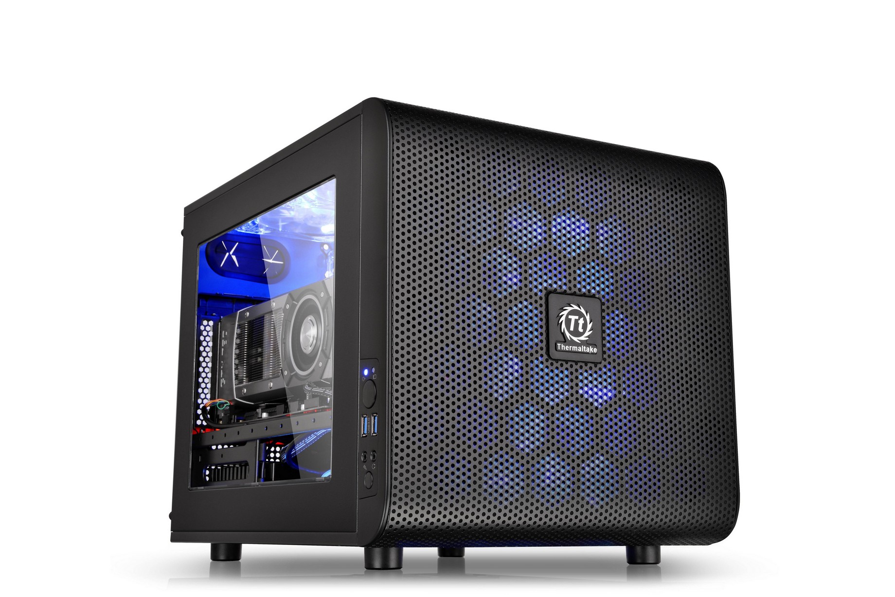 Thermaltake Releases New Stackable Core V21 Micro M-ATX Chassis with ...