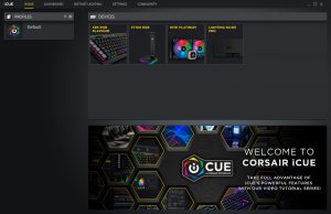 iCUE Dashboard - Lighting Node PRO