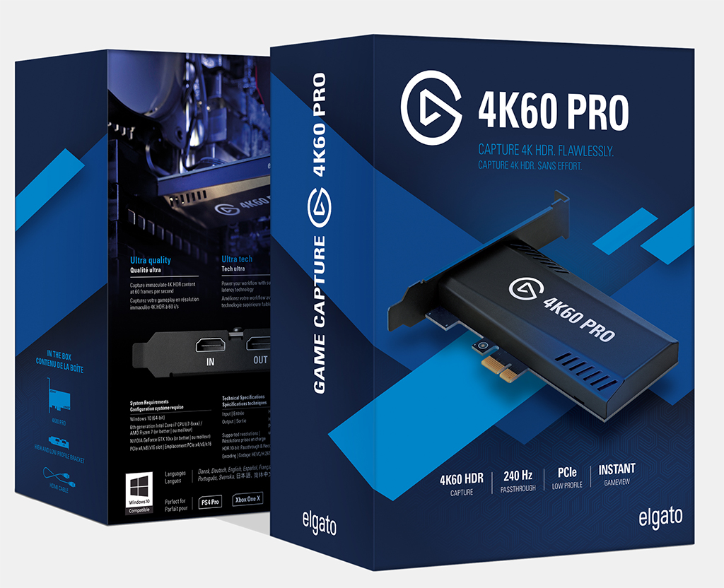 Карта захвата elgato 4k60 pro